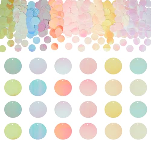 WADORN 480 flache Runde Pailletten Zum Basteln, 12 Farben PVC Pailletten Pailletten Lose Pailletten Kristall Schillernde Flitter Für DIY Nähen Handwerk Dekoration Schmuckherstellung WADORN 480 flache Runde Pailletten Zum Basteln, 12 Farben PVC Pailletten Pailletten Lose Pailletten Kristall Schillernde Flitter Für DIY Nähen Handwerk Dekoration Schmuckherstellung von WADORN
