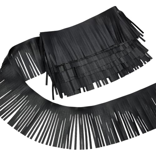 WADORN Fransenborte aus PU-Leder, 10,2 cm, Kunstleder, zum Nähen, Quasten, Tanzrock, doppelseitig, Quaste, Franseneinfassung, Band für DIY, Kleidung, Tasche, Nähen, Handwerk, Verzierung WADORN Fransenborte aus PU-Leder, 10,2 cm, Kunstleder, zum Nähen, Quasten, Tanzrock, doppelseitig, Quaste, Franseneinfassung, Band für DIY, Kleidung, Tasche, Nähen, Handwerk, Verzierung von WADORN