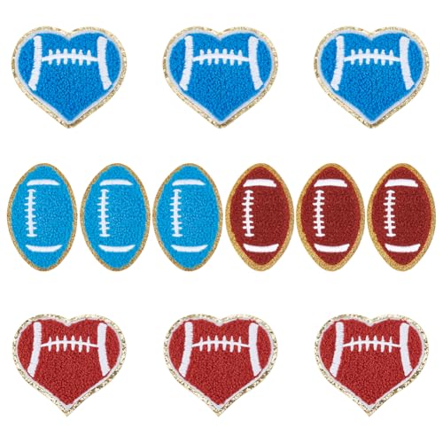 WADORN Rugby-Aufnäher zum Aufbügeln, 4 Stile, goldene Kanten, Fußball, bestickte Flicken, Sport, zum Aufbügeln oder Aufnähen, Applikation für DIY, Nähen, dekorative Kleidung, Rucksack, Jeans, Schuhe WADORN Rugby-Aufnäher zum Aufbügeln, 4 Stile, goldene Kanten, Fußball, bestickte Flicken, Sport, zum Aufbügeln oder Aufnähen, Applikation für DIY, Nähen, dekorative Kleidung, Rucksack, Jeans, Schuhe von WADORN