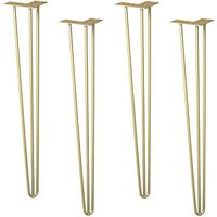 4 WAGNER® design yourself HAIRPIN ST 8275 Tischbeine gold von WAGNER® design yourself