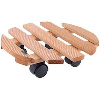 WAGNER® design yourself Pflanzenroller COUNTRY GH 0182 Holz hellbraun rund 30,0 x 8,2 cm von WAGNER® design yourself