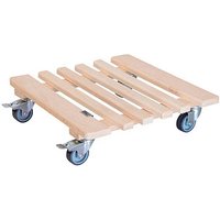 WAGNER® design yourself Pflanzenroller GH 0329 Holz hellbraun quadratisch 38,0 x 10,0 cm von WAGNER® design yourself