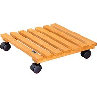 WAGNER® design yourself Pflanzenroller NATURE GH 0835 Holz hellbraun quadratisch 35,0 x 8,0 cm von WAGNER® design yourself