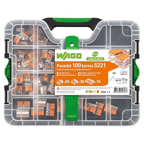 Wago Koffer 100 Klemmen S221 (60x2E + 30x3E + 10x5E) von WAGO