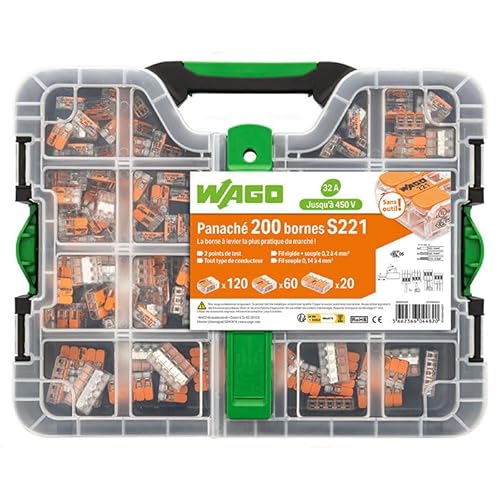 WAGO Koffer 200 Klemmen S221 (120x2E + 60x3E + 20x5E) von WAGO