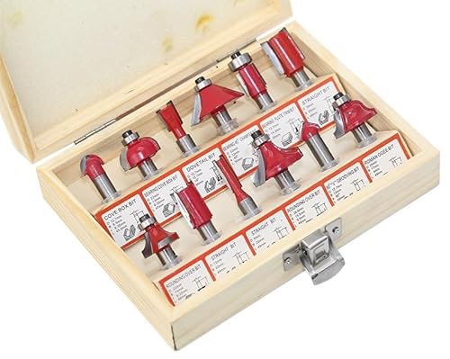 WAHRE 12 stücke 8mm Schaft Fräser Router Bit Set Hartmetall Router Bit Holzbearbeitung Gravur Schneiden Werkzeuge von WAHRE