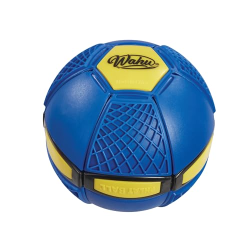 Wahu Phlat Ball Junior Blau, Mini Faltbare Wurfscheibe, Innovative Ball 10,2 cm, Outdoor-Spiele für Kinder ab 5 Jahren, Frisbee 15,2 cm, Outdoor-Spiele für 2 Spieler und mehr, Mini-Reiseversion von WAHU