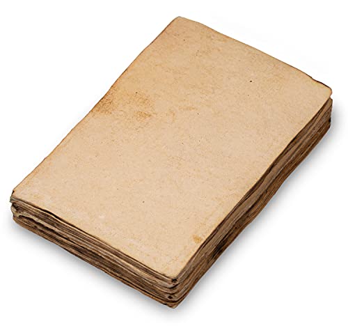 Handgefertigte Antike Leere Karten Verbranntem Rustikale Grenze - 10.5 x 15 cm - Packung mit 50 Karten - Karten für Ankündigungen, Einladungen, Bastelarbeiten - Dickes 150 GSM von WANDERINGS