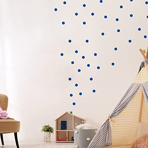 Punkte Set 108 Stück Wandtattoo für Babyzimmer V293 Aufkleber Sticker Kreis Wandaufkleber Kinderzimmer Punkte Dots Klebepunkte in verschiedenen Farben (Blau) von WANDKIND