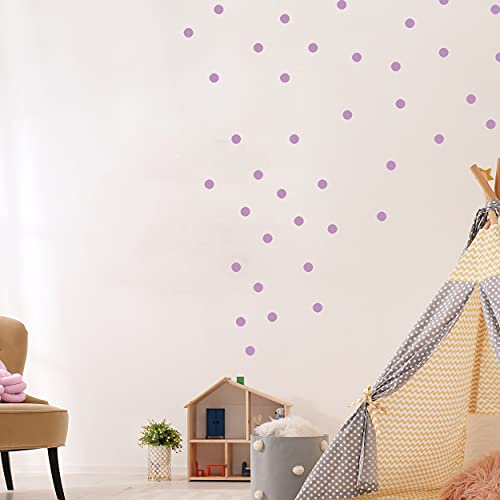 Punkte Set 108 Stück Wandtattoo für Babyzimmer V293 Aufkleber Sticker Kreis Wandaufkleber Kinderzimmer Punkte Dots Klebepunkte in verschiedenen Farben (Flieder) von WANDKIND