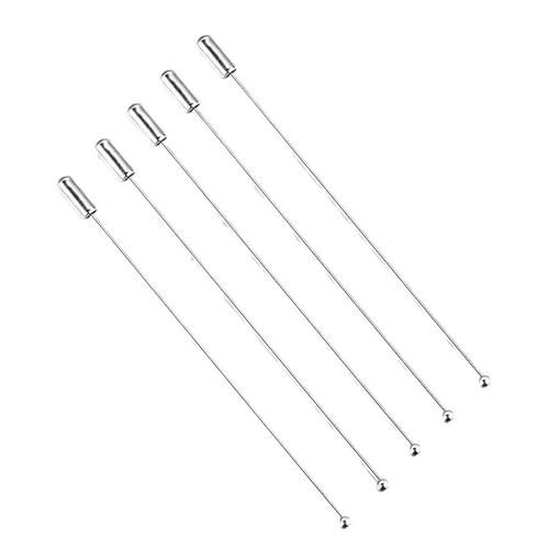 20 Stücke Hutnadel, 90mm Hutnadeln, Anstecknadeln Pins, Schal Metall Stic, Set von Brosche Nadeln, Sicherheitsnadeln, DIY Handwerk Modische Anstecknadeln, für Männer und Frauen Vielseitig von WANGENPING