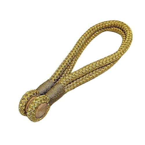 WANGSHAOWEI Vorhang Raffhalter 1 stücke Magnetische Vorhang Raffhalter Raffhalter Holdbacks Schnalle Clip Strap Magnet Perle Ball Vorhang Hängen Gürtel Stangen Seil Accessoires Gardinenhalter(Gold) von WANGSHAOWEI