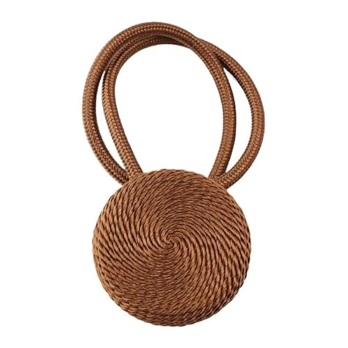 WANGSHAOWEI Vorhang Raffhalter 2 Stücke Magnetische Vorhang Clip Perle Ball Vorhänge Halter Raffhalter Wohnkultur Hängen Ball Schnalle Krawatte Zurück Zimmer Zubehör Gardinenhalter(Light Coffee) von WANGSHAOWEI