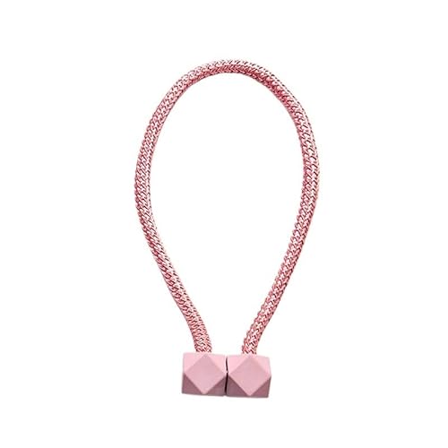 WANGSHAOWEI Vorhang Raffhalter Magnetische einfarbige Vorhanghaken, Raffhalter, Schnallenclips, Raffhalter, Vorhang-Raffhalter for die Dekoration von Wohnzimmer und Schlafzimmer Gardinenhalter(Pink) von WANGSHAOWEI