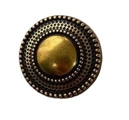 WANGZEYU KnöPfe 10 Teile/los Größe: 18mm-25mm Vintage Stil Metallknöpfe Mantel Pullover Knopf for Kleidung Nähzubehör Buttons(18mm 10pieces) von WANGZEYU