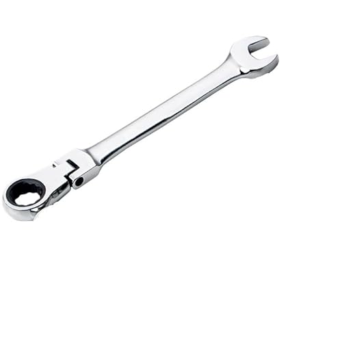 WANGZEYU MaulschlüSsel Set 6mm-10mm Flexible Ratchet Action Wrench Metric Spanner Open End and Ring Wrenches SchraubenschlüSsel Set(6mm) von WANGZEYU