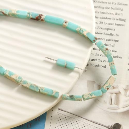 WANYI 10 Stück Perlen für Armbänder, Bunte Perlen zum Auffädeln Bastelperlen mit Loch Beads Edelsteinperlen Schmuck Accessoires Perlen für Halskette DIY Handwerk Handykette(06) von WANYI