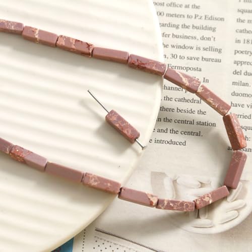 WANYI 10 Stück Perlen für Armbänder, Bunte Perlen zum Auffädeln Bastelperlen mit Loch Beads Edelsteinperlen Schmuck Accessoires Perlen für Halskette DIY Handwerk Handykette(16) von WANYI