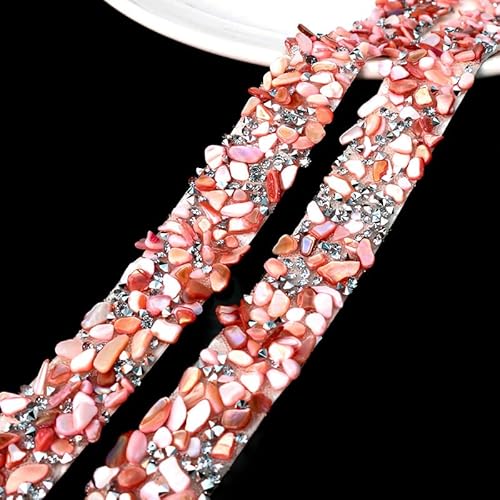 WANYI 90cm Strassband Selbstklebend Strasssteine Glitzersteine Selbstklebend Resin Strassband zum Aufnähen Bunt Kristall Dekoration fur Party Kunsthandwerk Schuhe Tassen Autoschlüssel Stick(03) von WANYI