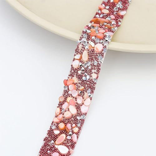 WANYI 90cm Strassband Selbstklebend Strasssteine Glitzersteine Selbstklebend Resin Strassband zum Aufnähen Bunt Kristall Dekoration fur Party Kunsthandwerk Schuhe Tassen Autoschlüssel Stick(16) von WANYI