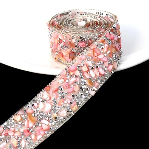 WANYI 90cm Strassband Selbstklebend Strasssteine Glitzersteine Selbstklebend Resin Strassband zum Aufnähen Bunt Kristall Dekoration fur Party Kunsthandwerk Schuhe Tassen Autoschlüssel Stick(19) von WANYI