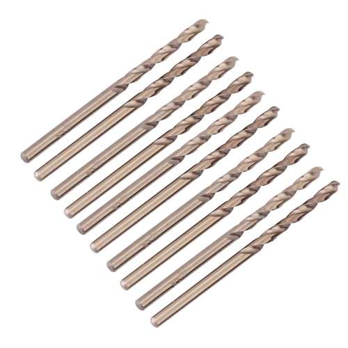 10pcs M35 Kobaltbohrer, Bohrer zum Bohren auf Edelstahl (4.5mm) von WAONIQ