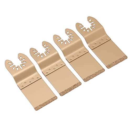 4pcs Zahnschwänze Sägeklinge, Diamant zementiertes Carbid 1,3 -Zoll -Multitool -Blätter sauber geschnitten für Holz von WAONIQ