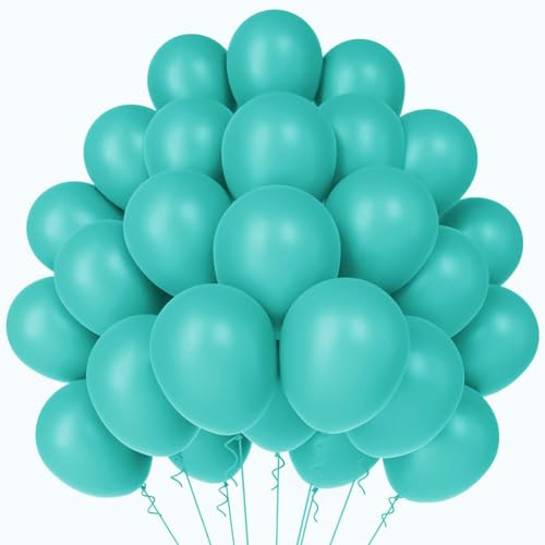 WAREHOUSE 50 Stück Blau Luftballons Geburtstag Ballons Helium Luftballons Bunt Luftballon Girlande für luftballons hochzeit, luftballons geburtstag ballon girlande, Taufe Deko.(Niland-21） von WAREHOUSE