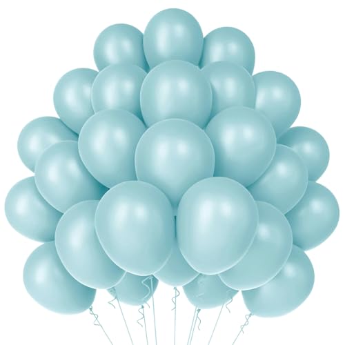 WAREHOUSE 50 Stück Blau Luftballons Geburtstag Ballons Helium Luftballons Bunt Luftballon Girlande für luftballons hochzeit, luftballons geburtstag ballon girlande, Taufe Deko.(Wulan-17） von WAREHOUSE