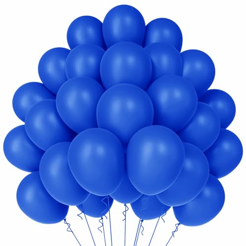 WAREHOUSE 50 Stück Dunkelblau Luftballons Geburtstag Ballons Helium Luftballons Bunt Luftballon Girlande für luftballons hochzeit, luftballons geburtstag ballon girlande, Taufe Deko.(Dunkelblau-19） von WAREHOUSE
