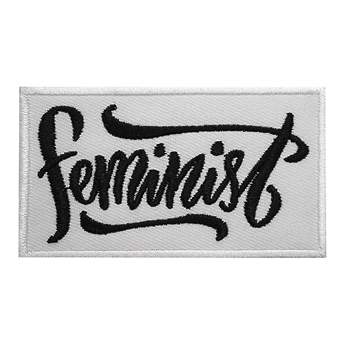 Bewusstseins-Patch, feministischer Text, bestickt, zum Aufbügeln oder Aufnähen, für Kleidung usw. 9 x 5 cm von WASPRO