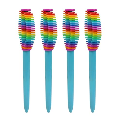 4PCS Lustige Stift Dekompression Rotierenden Kugelschreiber Twist Action Kugelschreiber Kid Studenten Belohnung von WASTEBIN