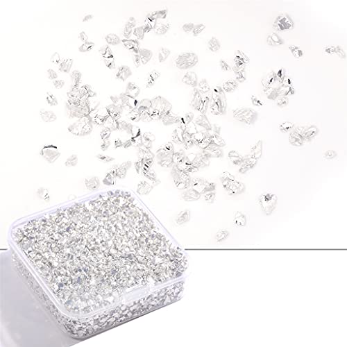 80 G/Karton Zerkleinerter Glasglitzer Geeignet Für Nagelkunst Malerei Vasenfüller Schmuckherstellung Dekoration Und Andere Bastelarbeiten von WASTEBIN