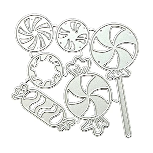 Lollipop Candy Metall Stanzformen Scrapbooking Schablone Stanzteile Karte Prägung Fotoalbum Vorlage Form Dekoration Handwerk von WASTEBIN