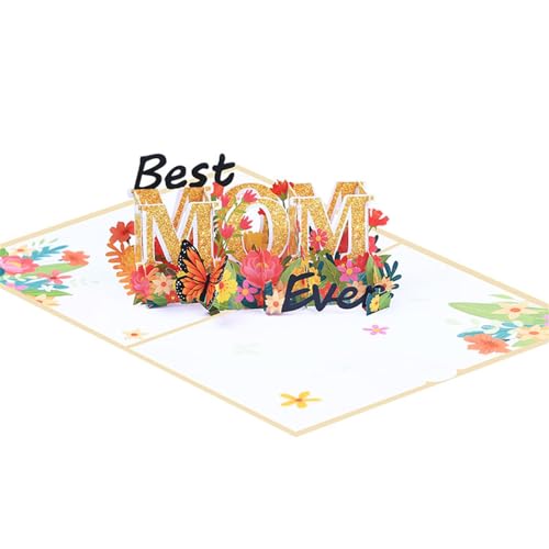 3D Grußkarte Zum Muttertag Mutter Nachrichtenkarten Frauen Festival Karte Dekorationen Zubehör Für Großmutter Segen Grußkarte von WATERBELINE