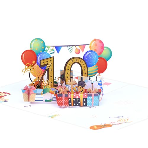 WATERBELINE 3D Karte „Alles Gute Zum Geburtstag“ Alterszahl Festival Einladung Grüße Gedenkkarten Für Geburtstag Muttertag Geburtstagsgrußkarten von WATERBELINE