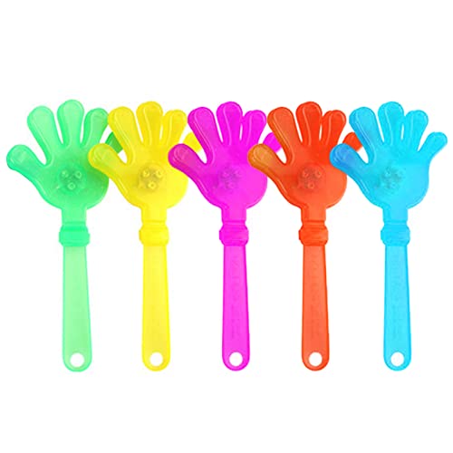 WATERBELINE 5PCS Hand Klöppel Krachmacher Festival Geburtstag Party Requisiten Und Zubehör Kinder Spielzeug Für Erwachsene Kinder Jubeln Requisiten Leuchten Klöppel von WATERBELINE