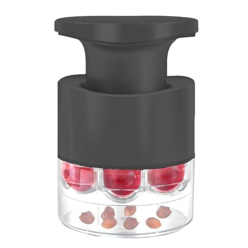 WATERBELINE 7-Loch-Kirschen-Entkerner-Werkzeug, Pressstile, Obststeinentferner, Familiensicheres Obstvorbereitungswerkzeug für Datteln, Küchenhelfer WATERBELINE 7-Loch-Kirschen-Entkerner-Werkzeug, Pressstile, Obststeinentferner, Familiensicheres Obstvorbereitungswerkzeug für Datteln, Küchenhelfer von WATERBELINE