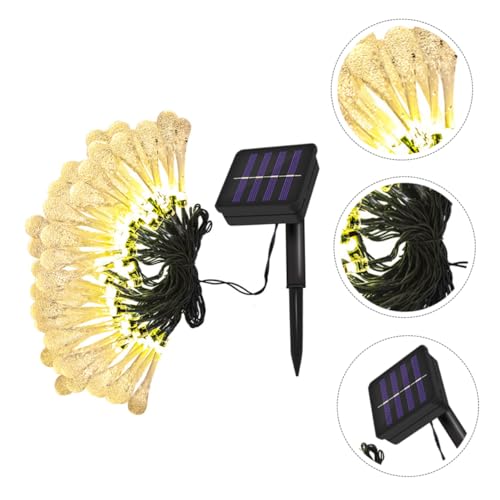 WATIIFUFU 1 Stück Solar Lichterkette Solarlampe Solar Lichterkette Für Den Außenbereich Solarbetriebene Lichter Weg Lichter Für Den Außenbereich Ornament Lichter Für Den Außenbereich von WATIIFUFU