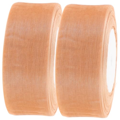 WATIIFUFU 2 Rollen Geschenkbänder aus Tüll DIY Transparentes Satinband Hellkhaki Schneidbar für Geschenkverpackungen Bastelprojekte und Dekorationen WATIIFUFU 2 Rollen Geschenkbänder aus Tüll DIY Transparentes Satinband Hellkhaki Schneidbar für Geschenkverpackungen Bastelprojekte und Dekorationen von WATIIFUFU