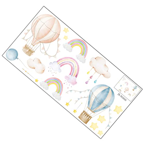 WATIIFUFU Aufkleber für Kinderzimmer Wandtattoos mit Luftballons Wandtattoo Wolken kinderzimmer wandsticker wall stickers for room Dekorationen für Wohnzimmer -Kinderzimmer-Dekor von WATIIFUFU