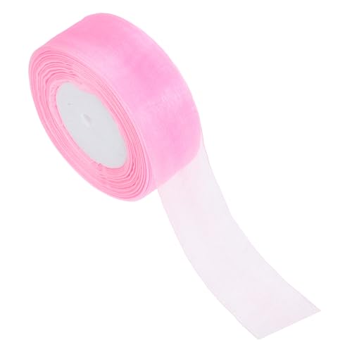 WATIIFUFU Durchsichtiges Organzaband, 3,8 Cm Breit, Handgefertigtes Band, Organza-chiffon-band, Netzstoffband Für Geschenkverpackung, Diy-handwerk, Weihnachten, Weihnachtsfeier, Dekoration, von WATIIFUFU