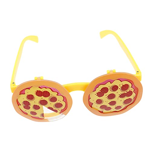 WATIIFUFU Pizzagläser faschingsbrille karnevalsbrille Fotobrille Requisiten für Fotoautomaten Partyzubehör, Dekorationen schnapsgläser Valentinstag Brille Requisit Brillenstütze Abs von WATIIFUFU