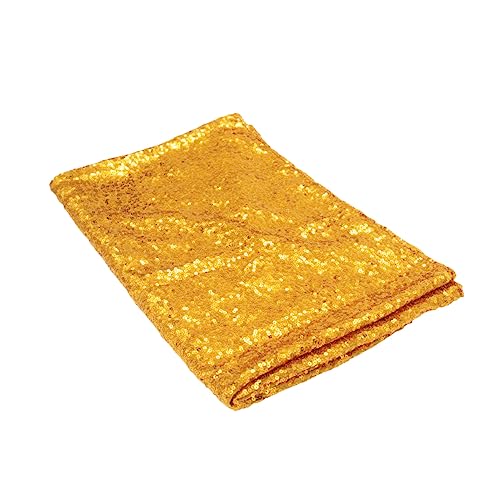 WATIIFUFU Tischdekoration Hochzeitstischdecke goldene Pailletten-Tischdecke Hochzeitsdekoration Esstisch dekor trendiges Dekor Wedding goldhochzeit tischdecken Party modische Tischdecke von WATIIFUFU