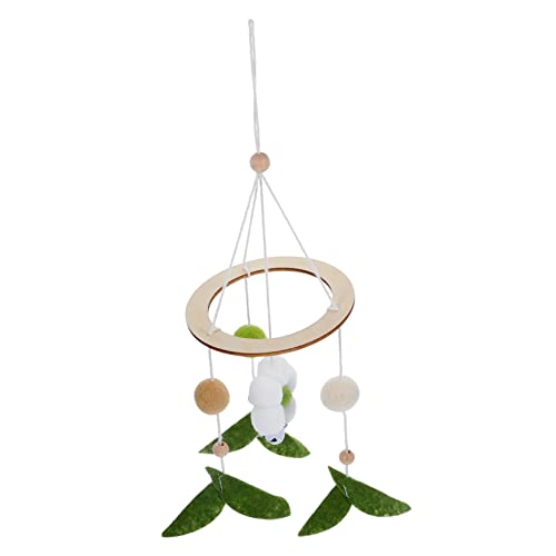 WATIIFUFU Webblock Nordic Style Wind Chime Pendant Schlafzimmer Windglocke Wind Chime Ornament Gewebt Filz Wind Chime Wand Hanging Krippe Bett Hänge Spielzeug Crib Schmückt Gewebte Windspiel von WATIIFUFU