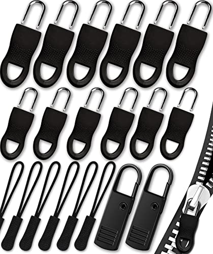 Reißverschluss Zipper, 20 Pcs Zipper für Reißverschluss, Reißverschluss Reparatur set, Reissverschluss Zipper, Reisverschluss Zipper Auswechseln für Jacken, Koffer, Kleidung, Schuhe(3 Stile 4 Größen) von WAVEBEEXS