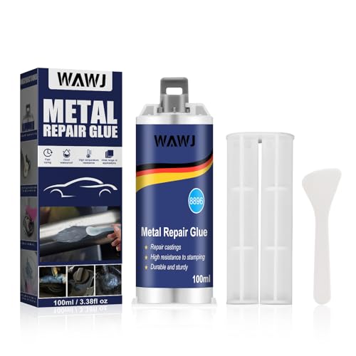 WAWJ Magic Welding Glue, Extra Starker Kleber Schweissnaht Kleber Sekundenkleber, Metall Reparatur Paste Reparatur Mittel, Magischer Schweißkleber zum Reparieren Gussfehler verwendet (100ml) von WAWJ