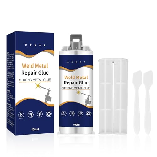 WAWJ® Magic Welding Glue, Extra Starker Kleber Schweissnaht Kleber Sekundenkleber, Metall Reparatur Paste Reparatur Mittel, Magischer Schweißkleber zum Reparieren Gussfehler verwendet (100g) von WAWJ