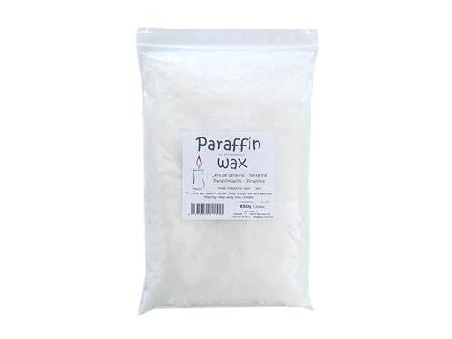 WAXIM. Paraffinwachs für Kerzen 850g in Perlen. Paraffingranulat, paraffin fur kerzen, wachsgranulat paraffin, kerzenrohstoffe, Kerzenwachs, kerzenparaffin, paraffin für kerzen. Wachs für DIY. von WAXIM