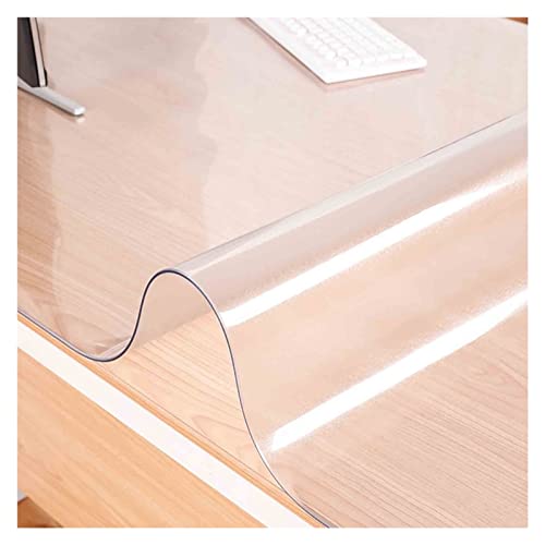 WBBML Transparente Folie rutschfest Wasserdicht Schutzfolie Tischschutz Schutztischdecke für Kommode, Küche, Party, Anpassbar (Color : 1.5mm, Size : 100x100cm) von WBBML